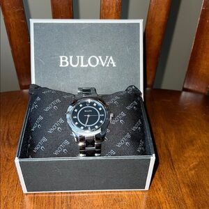 Bulova Women’s Watch 98P136 Diamond Dial 32mm case diameter Quartz Movement